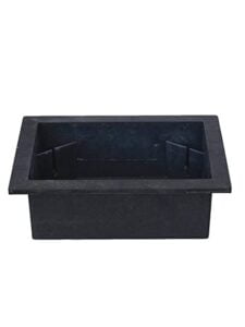 Chronikle Elegant Square Water Fountain Plastic Tub ( Size: 21 x 18.5 x 8 CM | Color: Black | Weight: 450 grm )