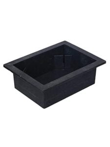 Chronikle Elegant Square Water Fountain Plastic Tub ( Size: 29.5 x 18 x 10 CM | Color: Black | Weight: 450 grm )