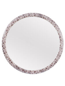 Chronikle Elegant Round Silver Plastic Frame Home Decor Wall Mirror ( Size: 37 x 4 x 37 CM | Weight: 785 grm | Color: Silver )