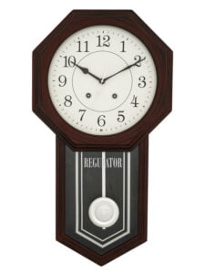 Chronikle Vertical Designer Wooden Rosewood Analog Home Decor Musical Wall Clock With Pendulum ( Size: 31 x 7 x 56.6 CM | Weight: 1825 grm | Color: Rosewood )
