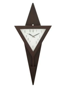 Chronikle Vertical Elegant Wooden Rosewood Analog Home Decor Pendulum Wall Clock ( Size: 26 x 10.3 x 56 CM | Weight: 1955 grm | Color: Rosewood )