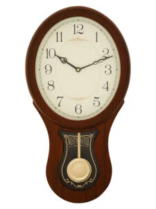 Chronikle Vertical Designer Brown Musical Wooden Home Decor Pendulum Musical Wall Clock With Sweep Movement ( Size: 28 x 8 x 55 CM | Weight: 2090 grm | Color: Brown )