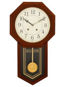 Chronikle Vertical Designer Wooden Brown Analog Home Decor Musical Wall Clock With Pendulum ( Size: 31 x 7 x 56.6 CM | Weight: 1825 grm | Color: Brown )