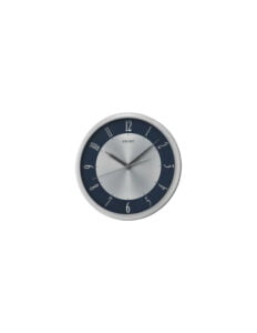 Seiko Elegant Round Analog Silver Plastic Full Figure Home Decor Wall Clock with Sweep Movement ( Size: 31 x 4.1 x 31 CM | Weight: 750 grm | Color: Silver )